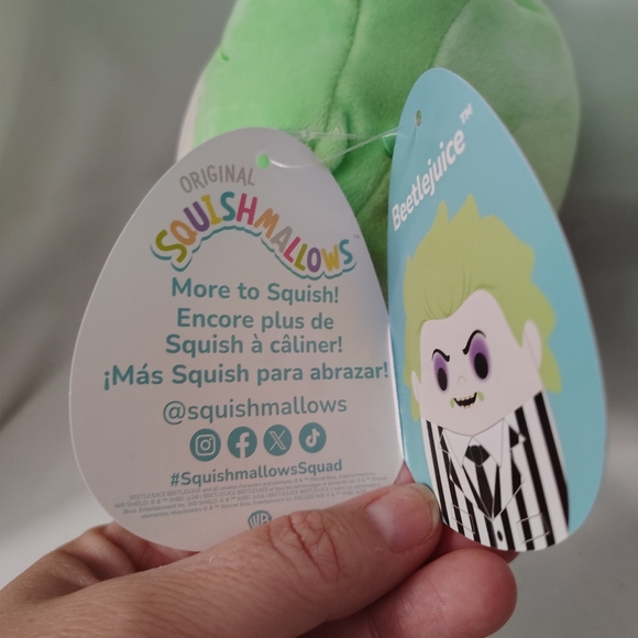 NWT Beetlejuice 7" Original Squishmallow by Kelly Toys - Picture 11 of 12